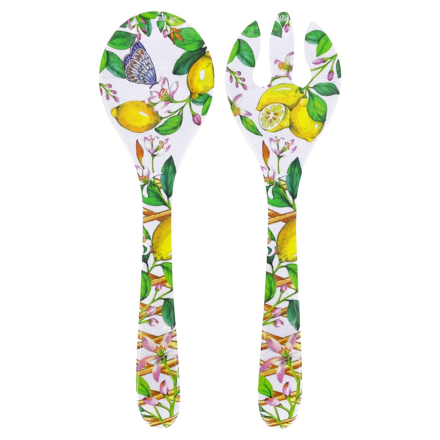 Service à salade en mélamine Capri 33 cm
